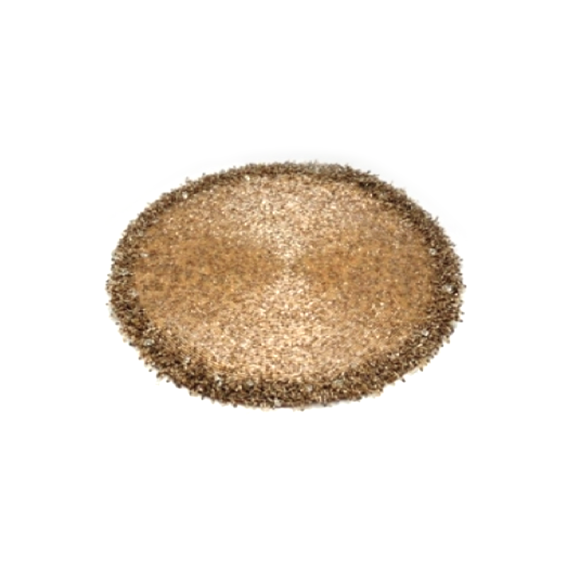 Sousplat Miçanga Franja Bronze