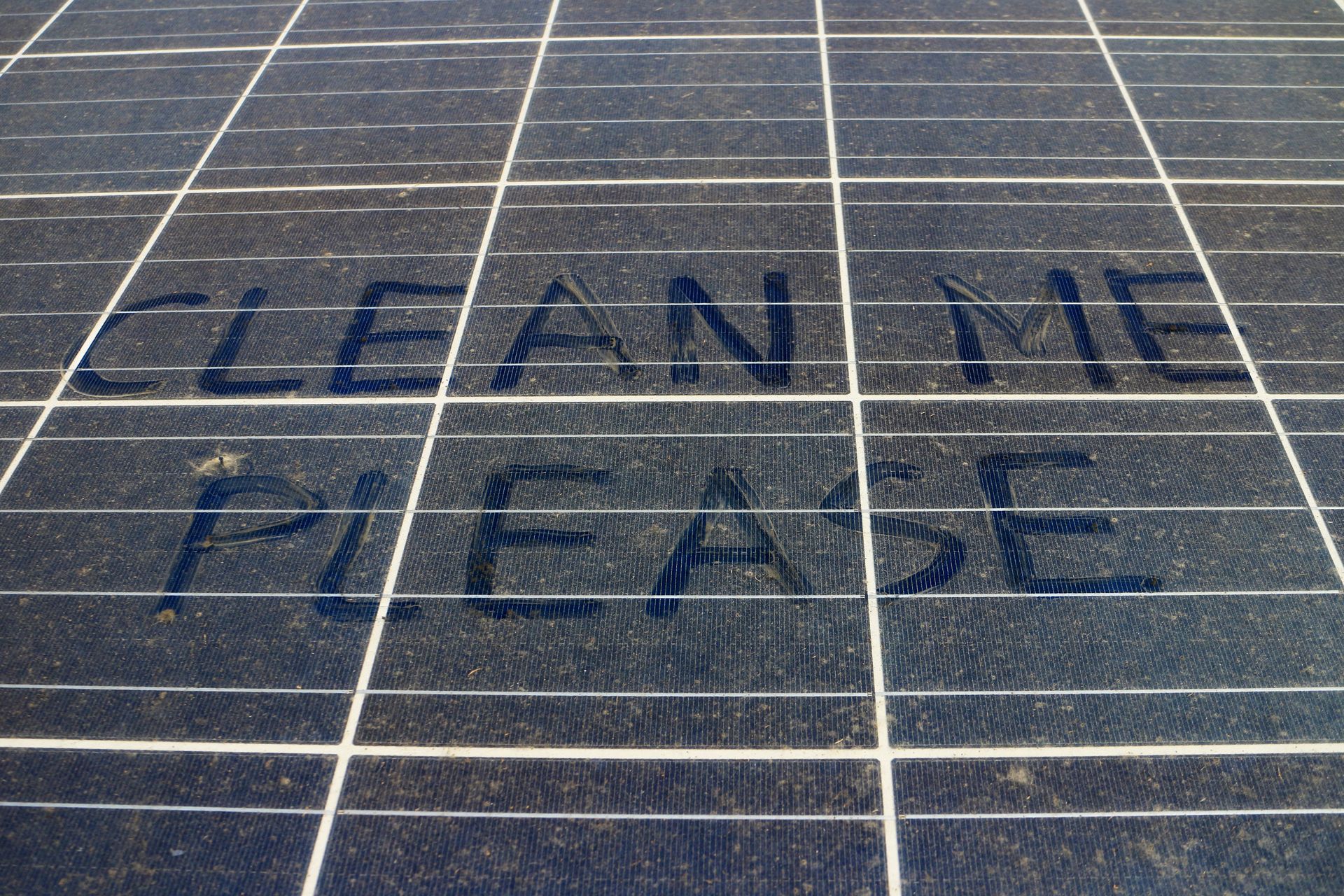 solar panel cleaning