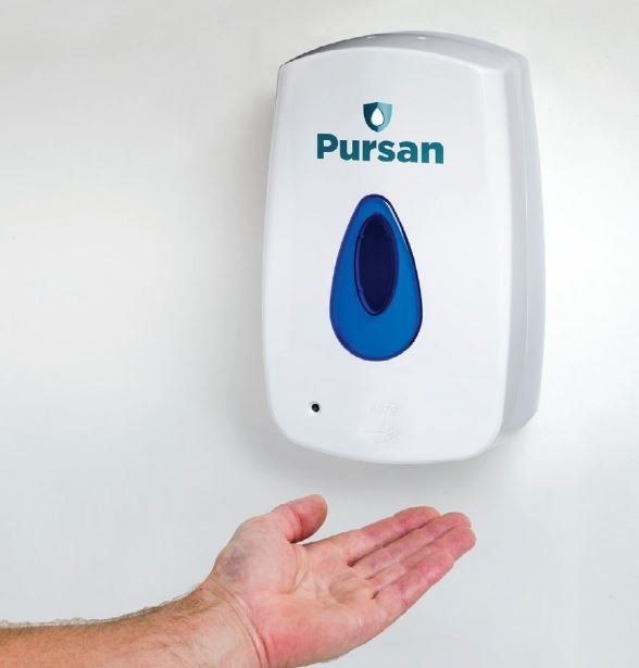 hand santising dispensers touch free automatic