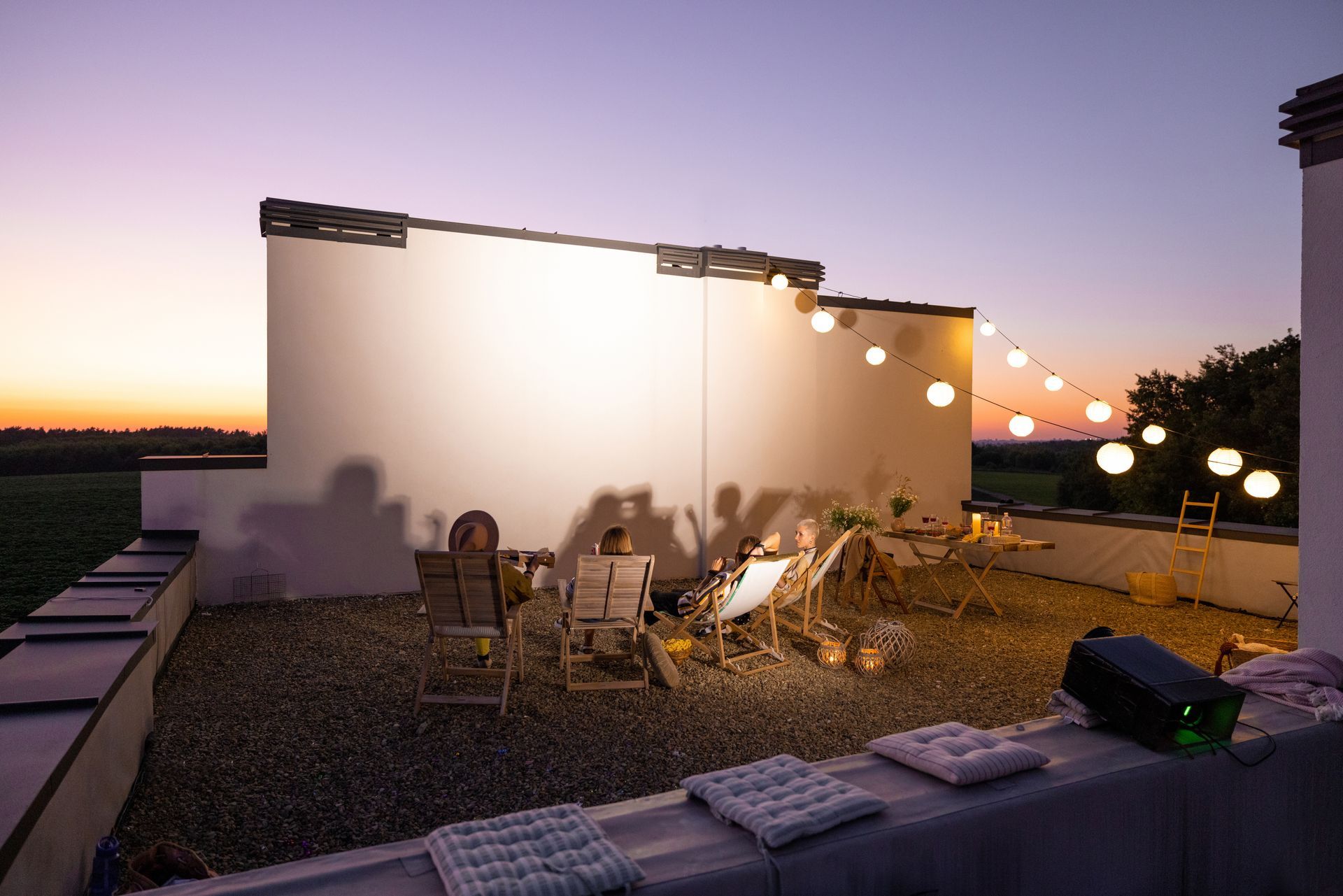 outdoor home entertainment