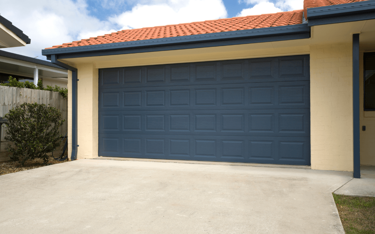 painted garage door