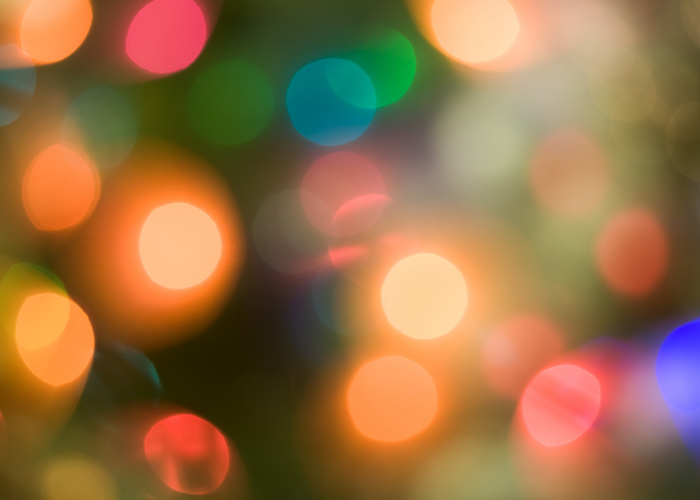 bokeh effect on lights