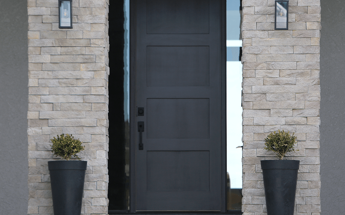 painted front door
