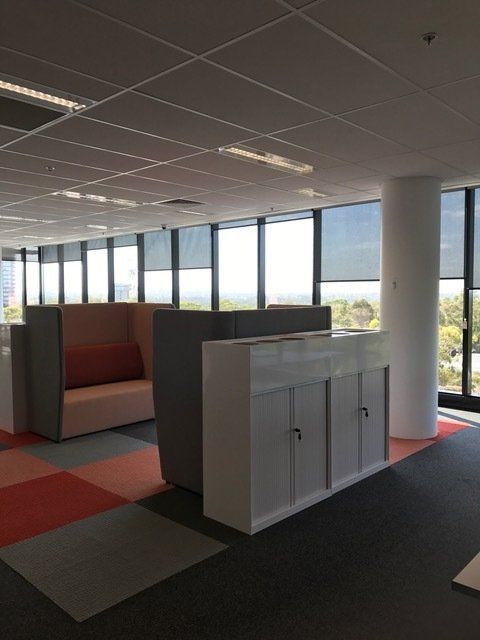 Building Entrance Before — Gymea Bay, NSW — Office Oasis Indoor Plant Hire