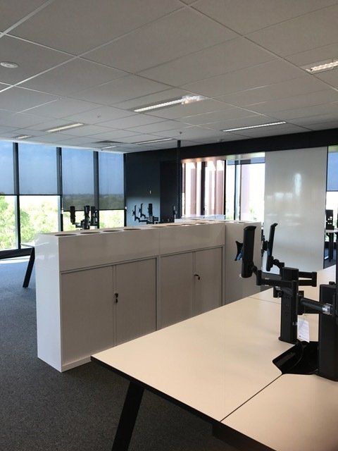 Building Lobby Before — Gymea Bay, NSW — Office Oasis Indoor Plant Hire