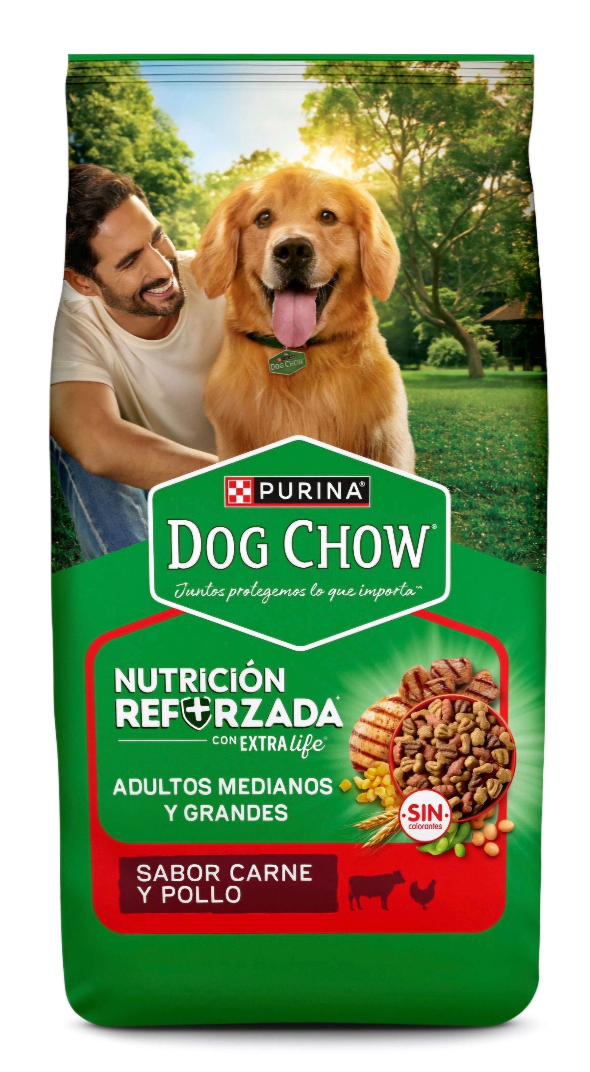Dog Chow Aduto raza mediana y grande  3 kilos