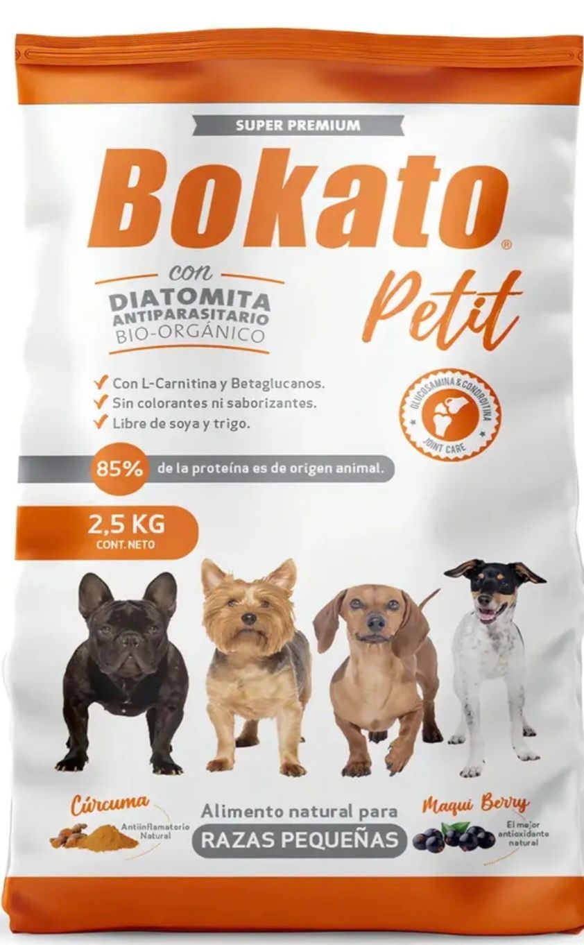 Bokato Petit  Alimento Natural Razas Pequeñas  2.5  Kilos