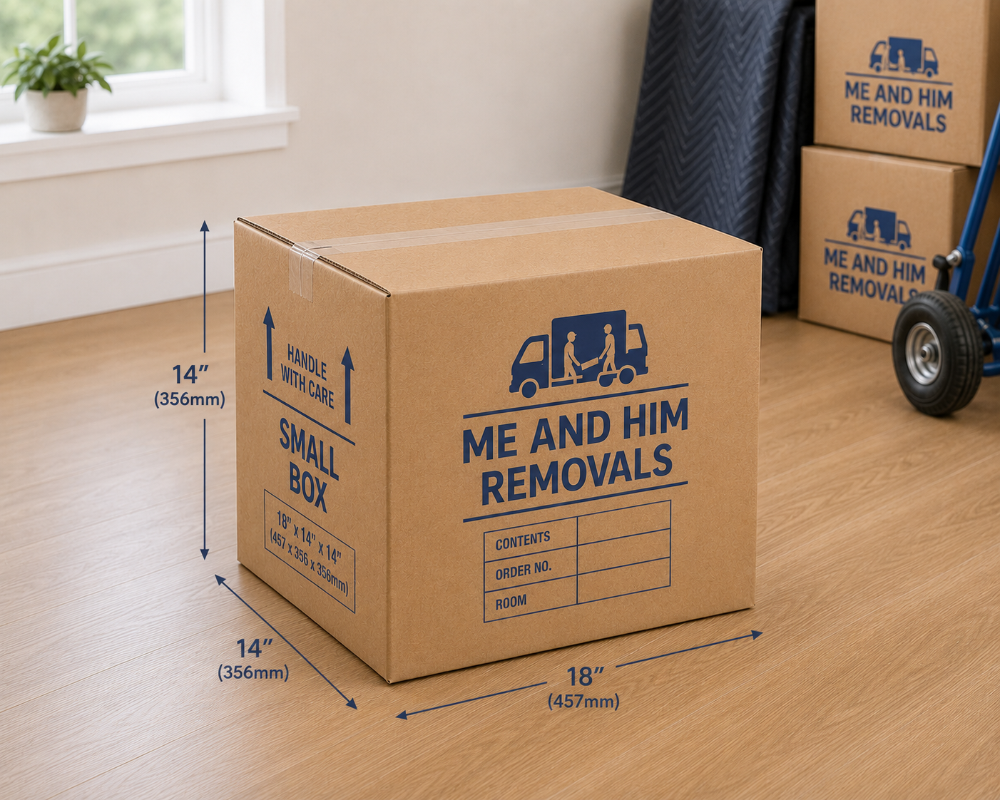 ME & HIM REMOVALS & STORAGE SMALL BOX