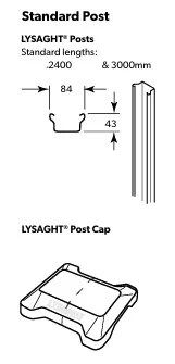 DuraBond Fence Post Cap representative manufacturer photo