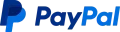 Il logo PayPal in blu, con l'icona del monogramma a doppia P a sinistra del testo.