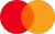 Il logo Mastercard è composto da due cerchi intrecciati, uno rosso e uno giallo, che creano una sovrapposizione arancione.