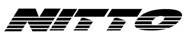 The word nitto is written in black and white on a white background.