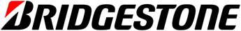 A bridgestone logo on a white background