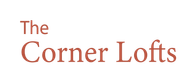 The Corner Lofts logo - header, go to homepage
