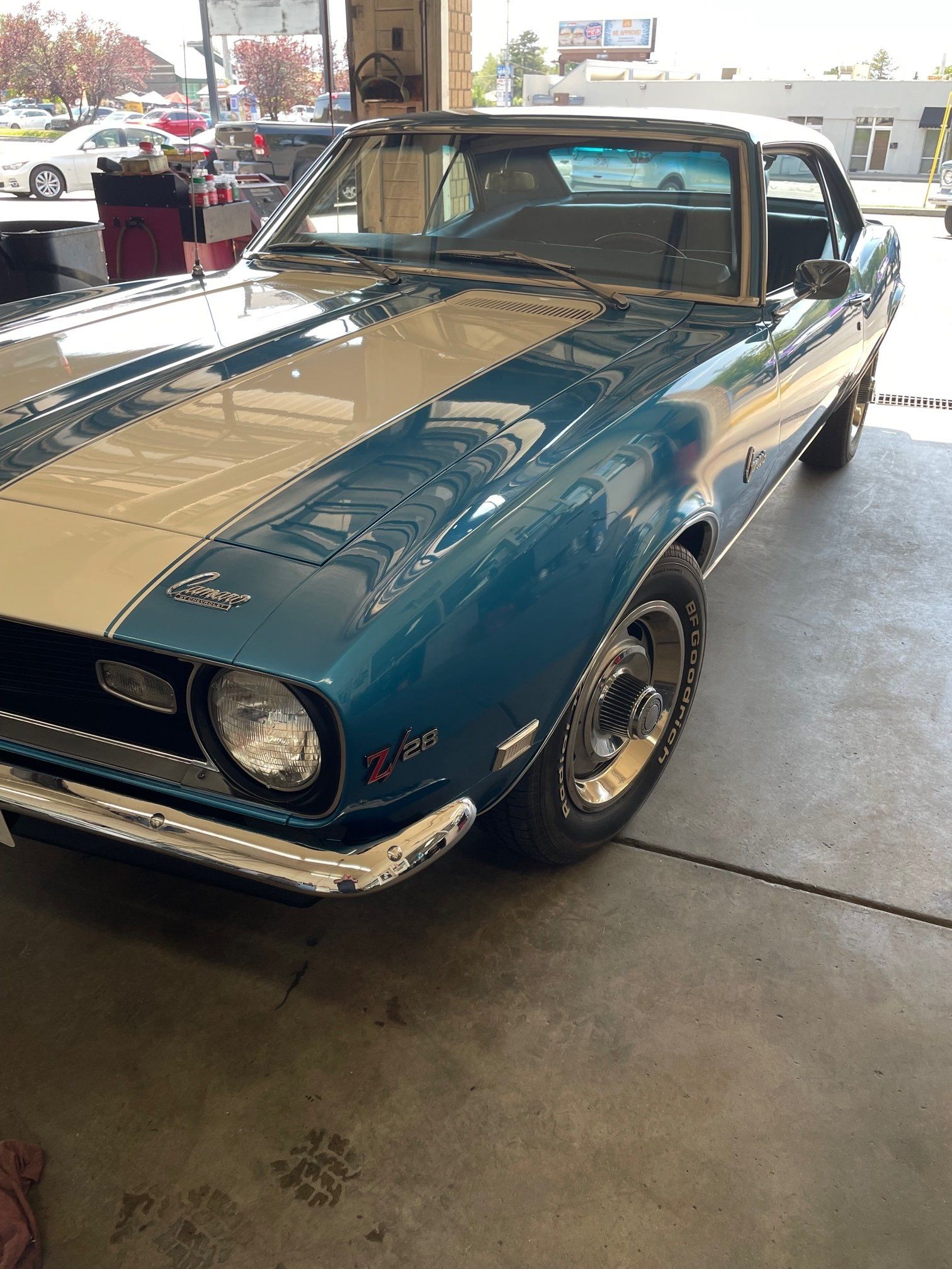 blue camero