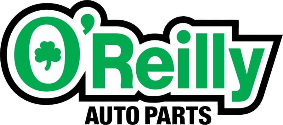 The logo for o'reilly auto parts has a clover on it.