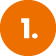 Oranger Kreis mit der Zahl 1 in Weiss.