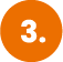 Oranger Kreis mit der Zahl 3 in Weiss.