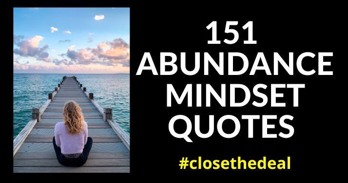 151 Abundance Quotes to Sharpen Your Mindset / Mentality