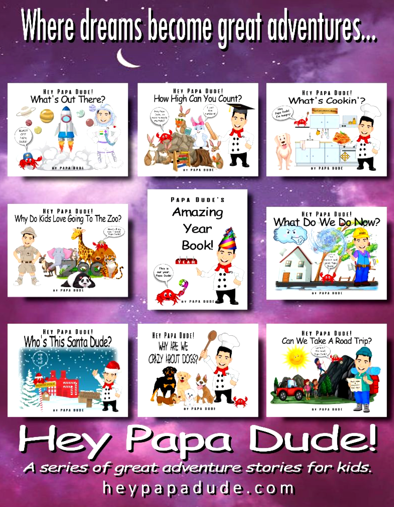 Steve Scaffidi - Hey Papa Dude Series of Children's Books - Click to Order Steve Scaffidi - Hey Papa Dude Series of Children's Books on the Close The Deal.com Podcast with Ewell Smith