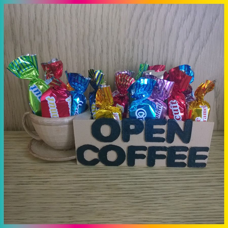 Originele organizer voor op de koffietafel