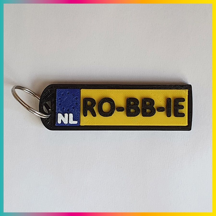 Sleutelhanger met naam als kenteken