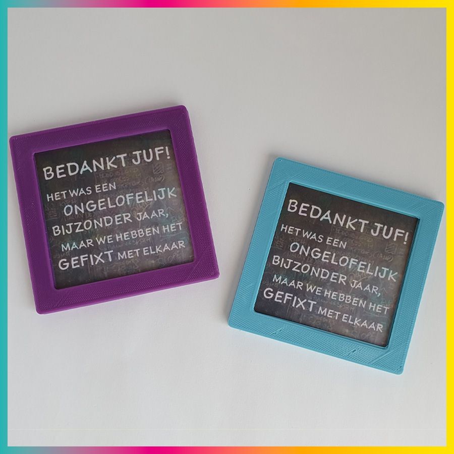 Onderzetters voor de juf of meester