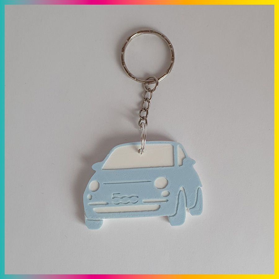 Sleutelhanger fiat 500