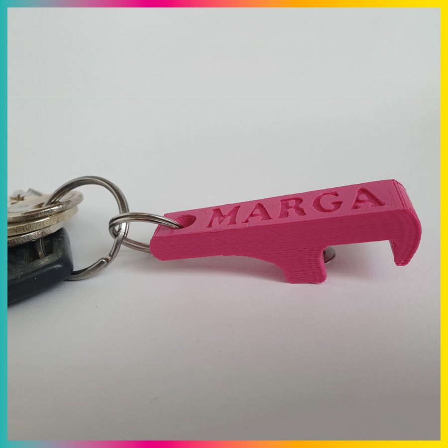 Sleutelhanger opener met naam