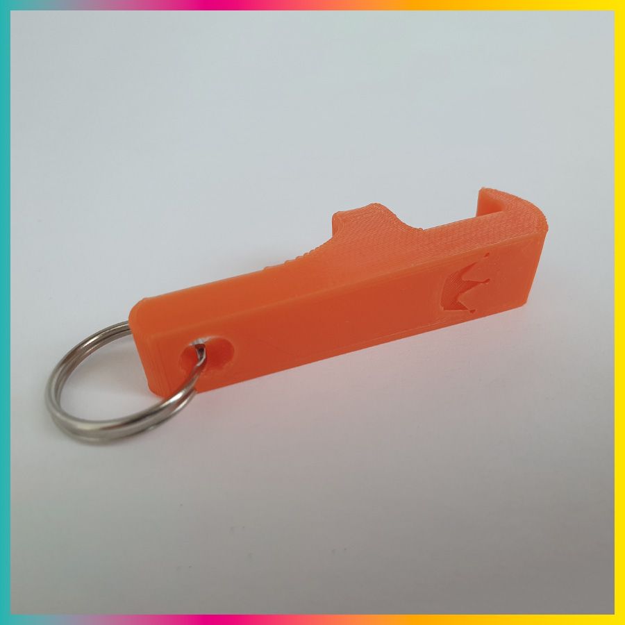 Sleutelhanger opener met kroontje