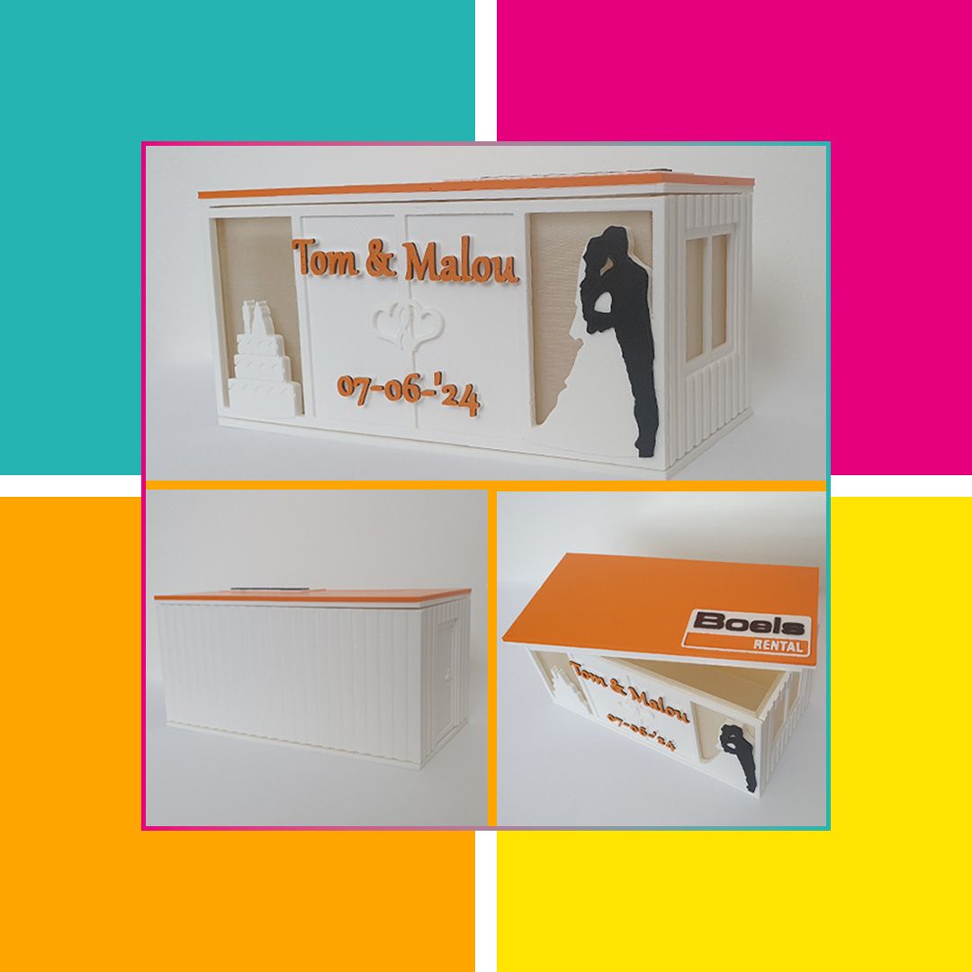 3D Kado Zakelijk | Ter gelegenheid van een jubileum, voor een feest van een collega of kleine attenties voor medewerkers.