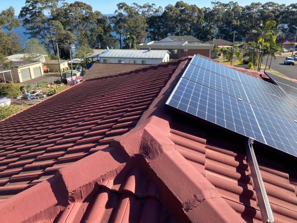 Solar Panels on Roof — Gutter Cleaning In North Wollongong, NSW