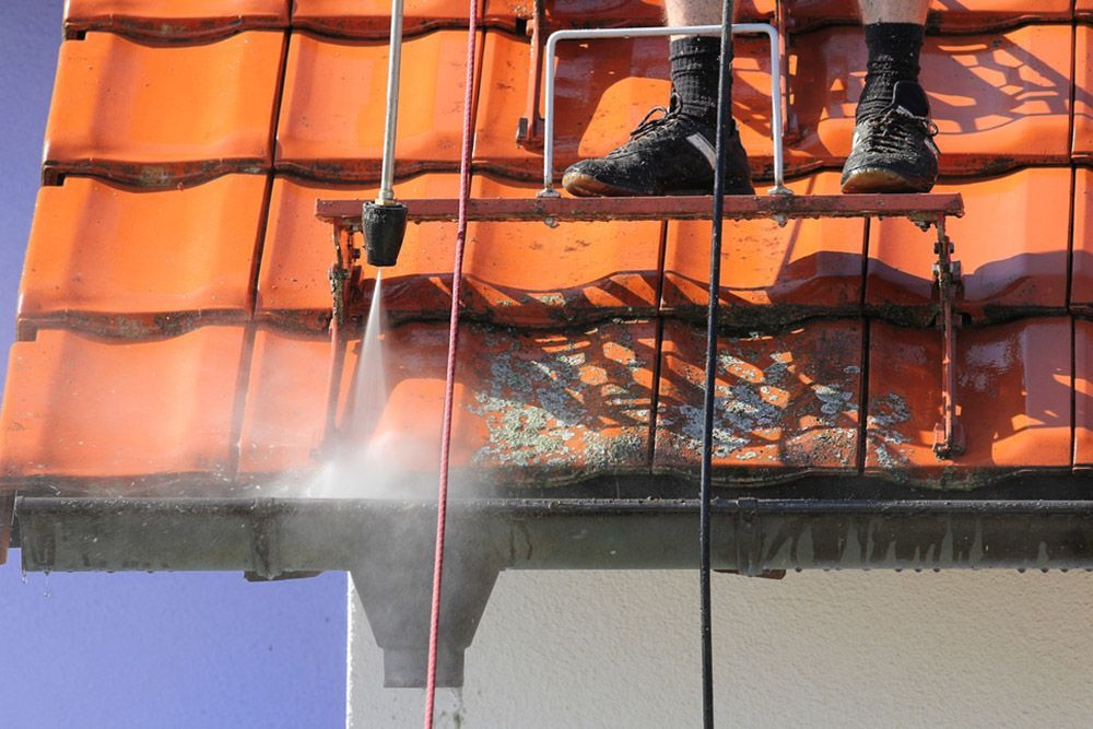 Gutter cleaning with water pressure — Handyman Near Me in Australia