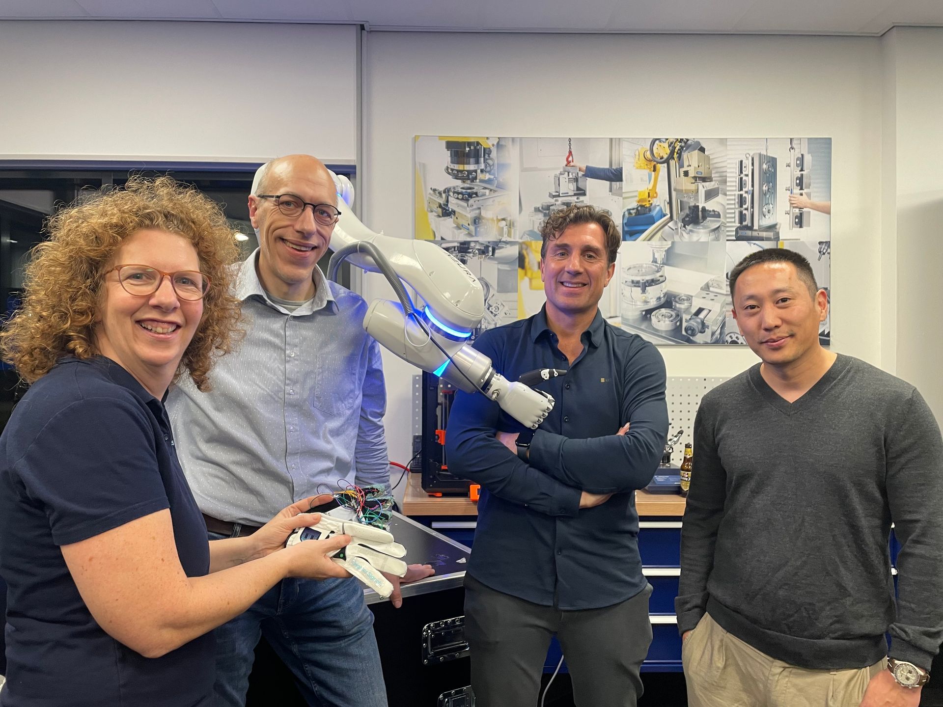 Team at robot event

