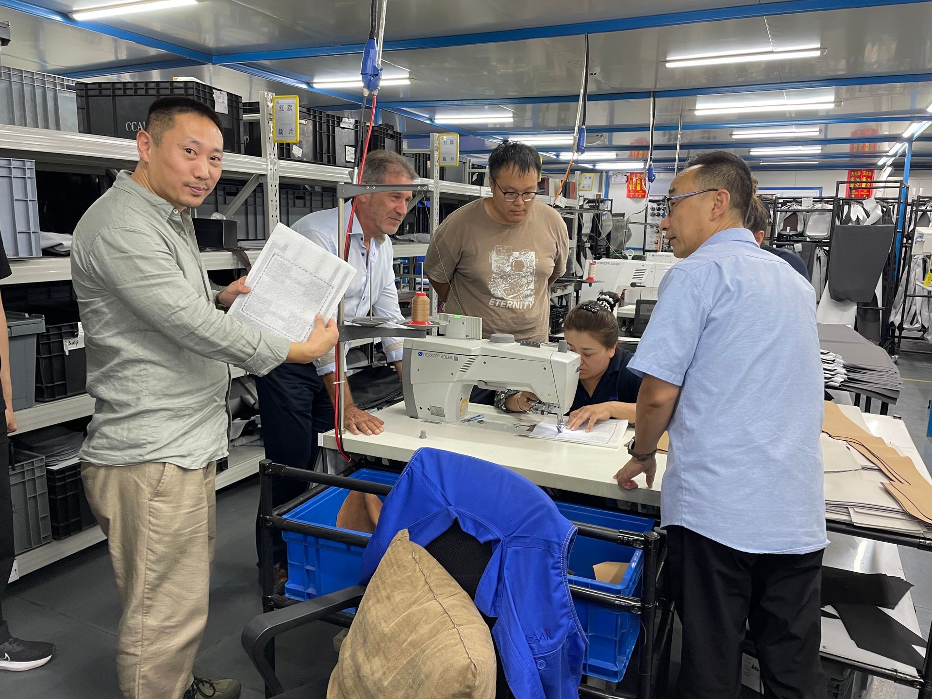 In CAIP sewing