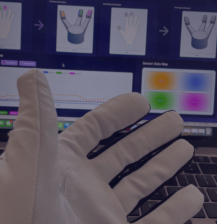 Brighter signals Glove work