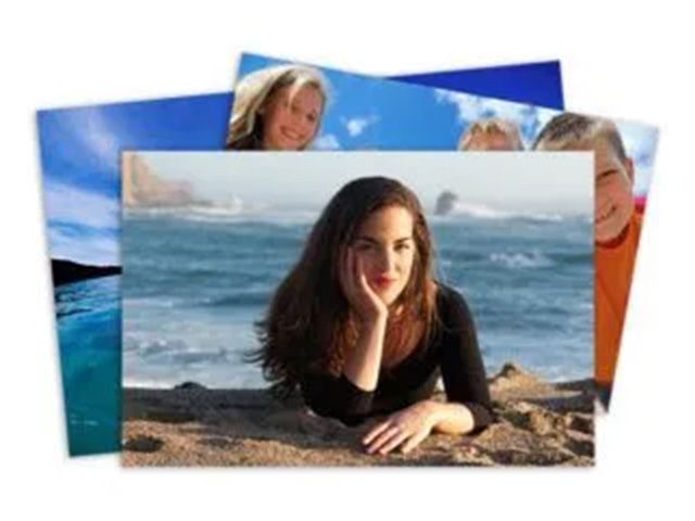 three photo prints