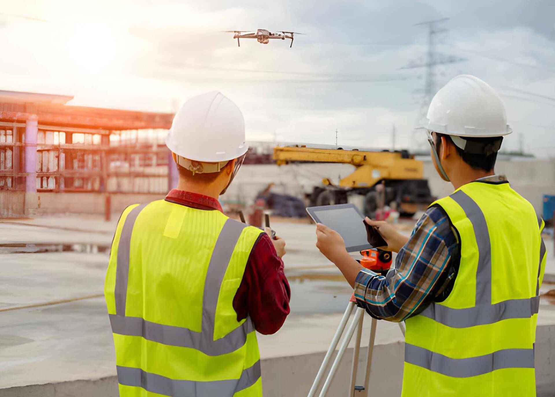 Construction Project Managers Use Aerial Drone Data