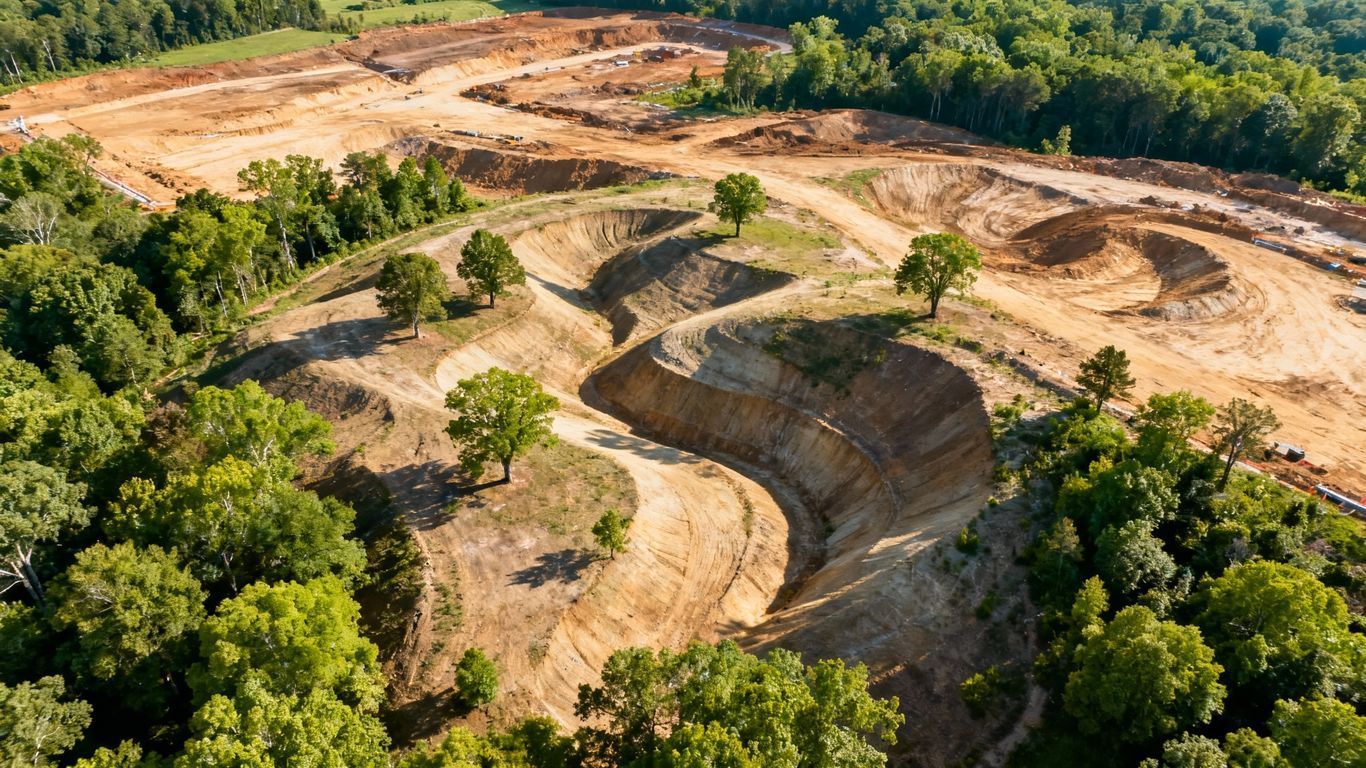 aerial drone image in ohio