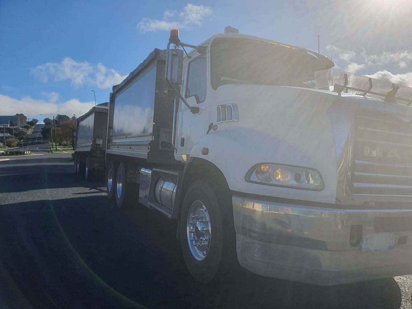 White Delivery Truck — Truck Hire in Port Macquarie, NSW