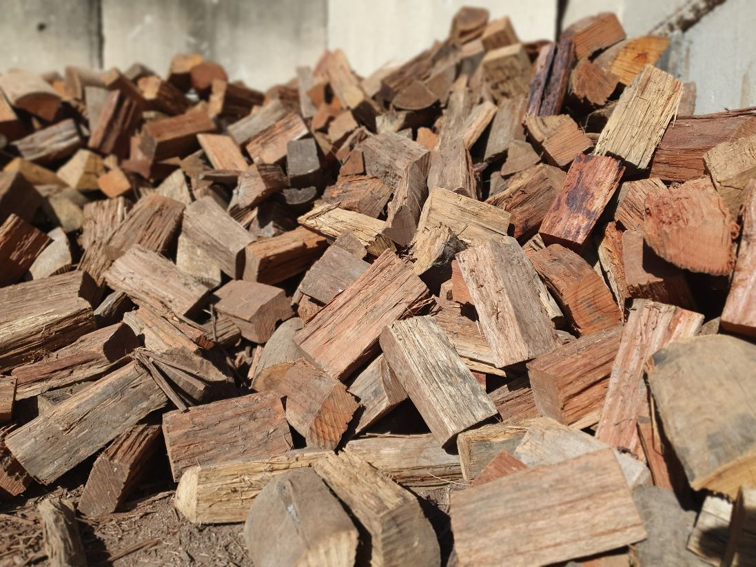 Pile Of Fire Wood — Landscaping Supplies in Port Macquarie, NSW