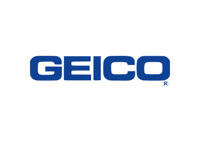 The blue GEICO corporate logo on a white background.