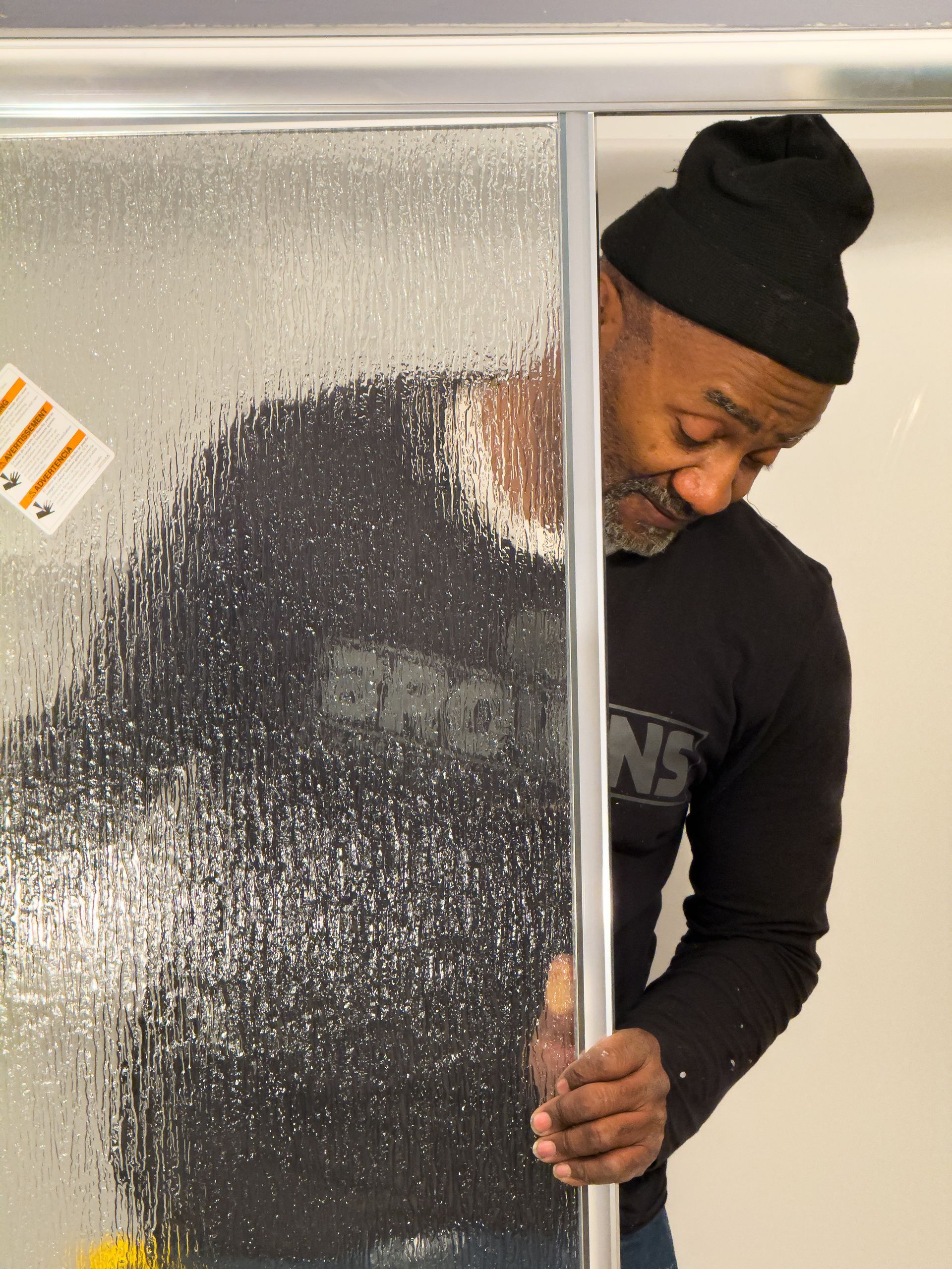 Bathroom Remodel: Shower door installation in Twinsburg, Ohio