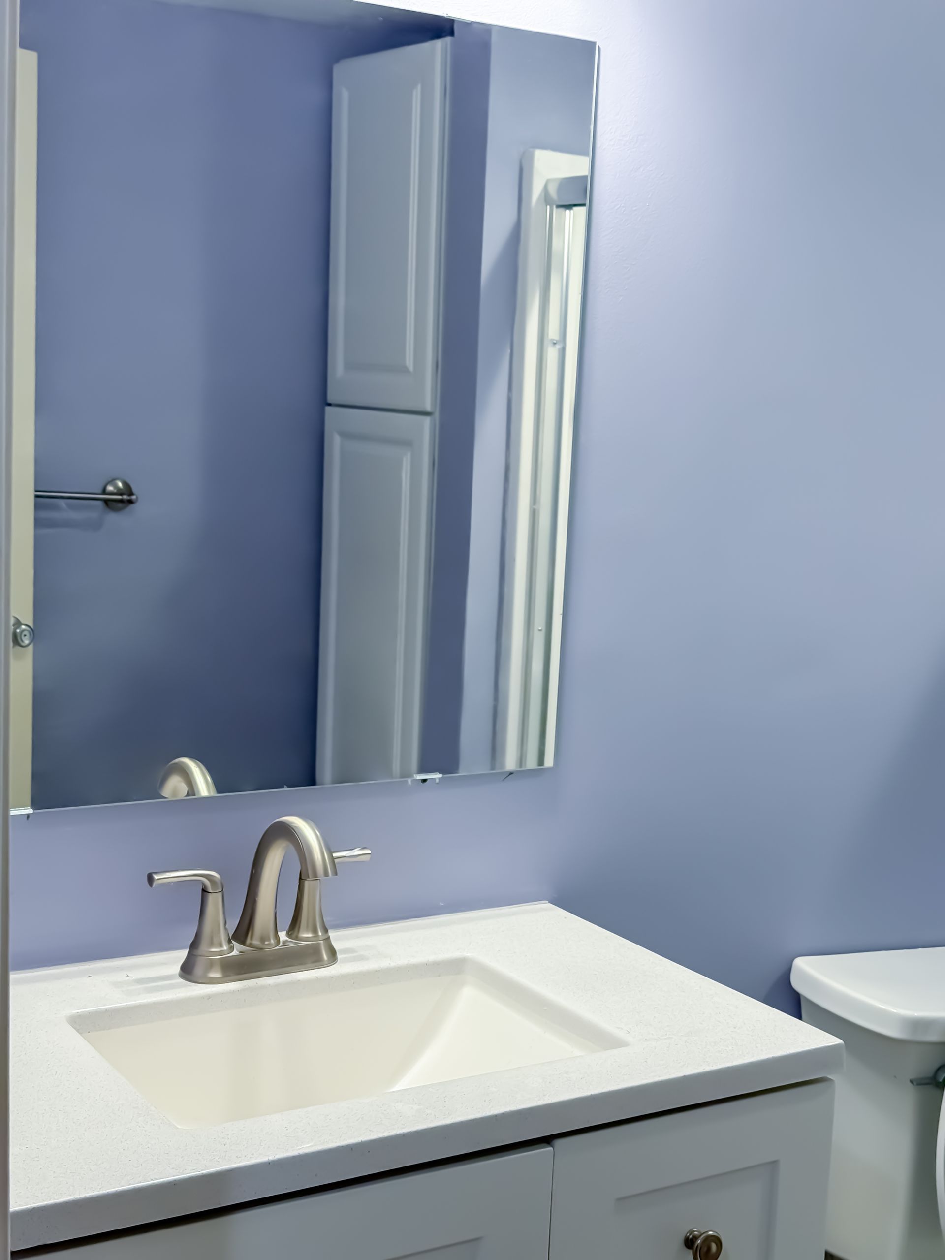 Bathroom Remodel: Sink and mirror installation in Twinsburg, Ohio