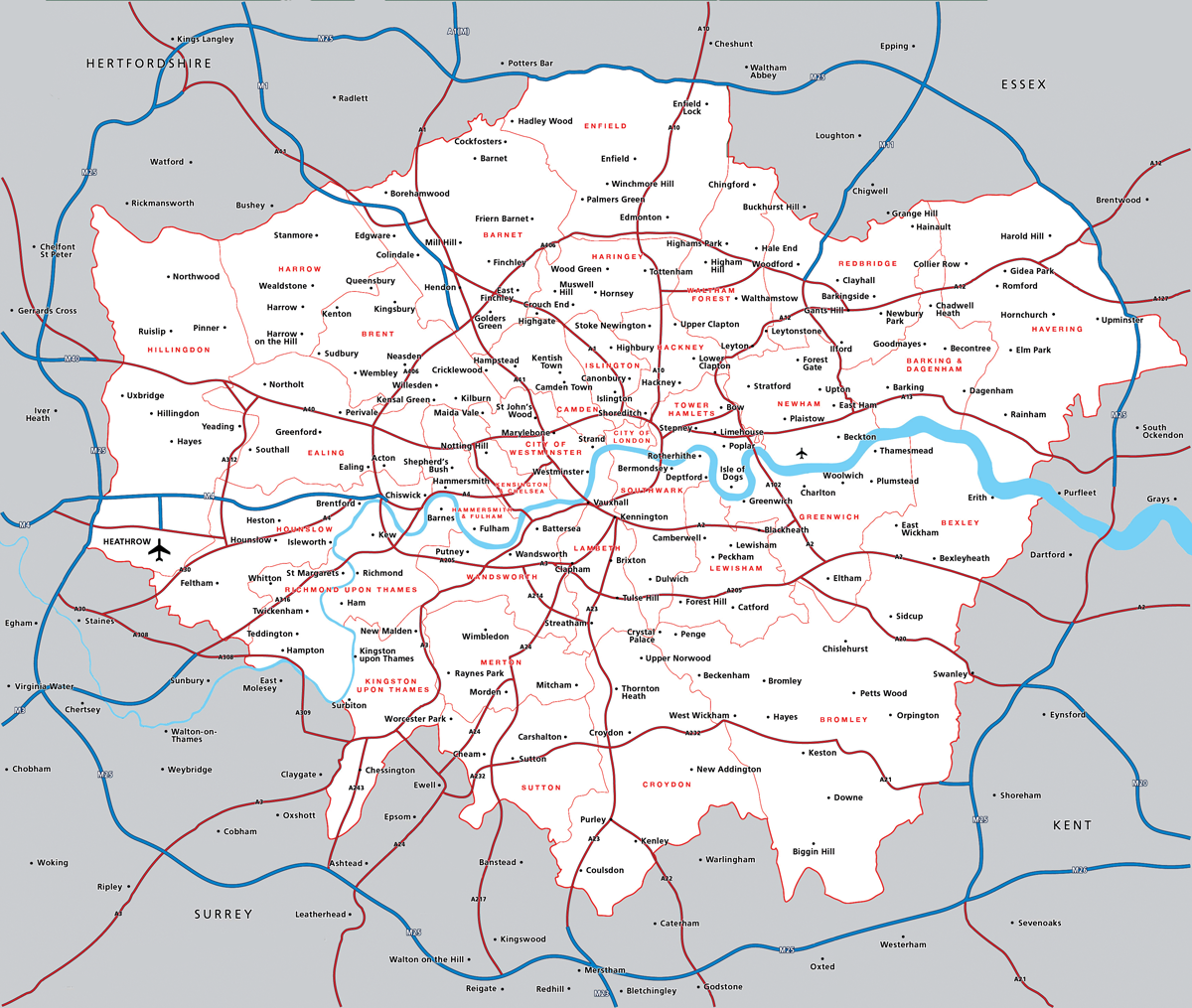 Map of London