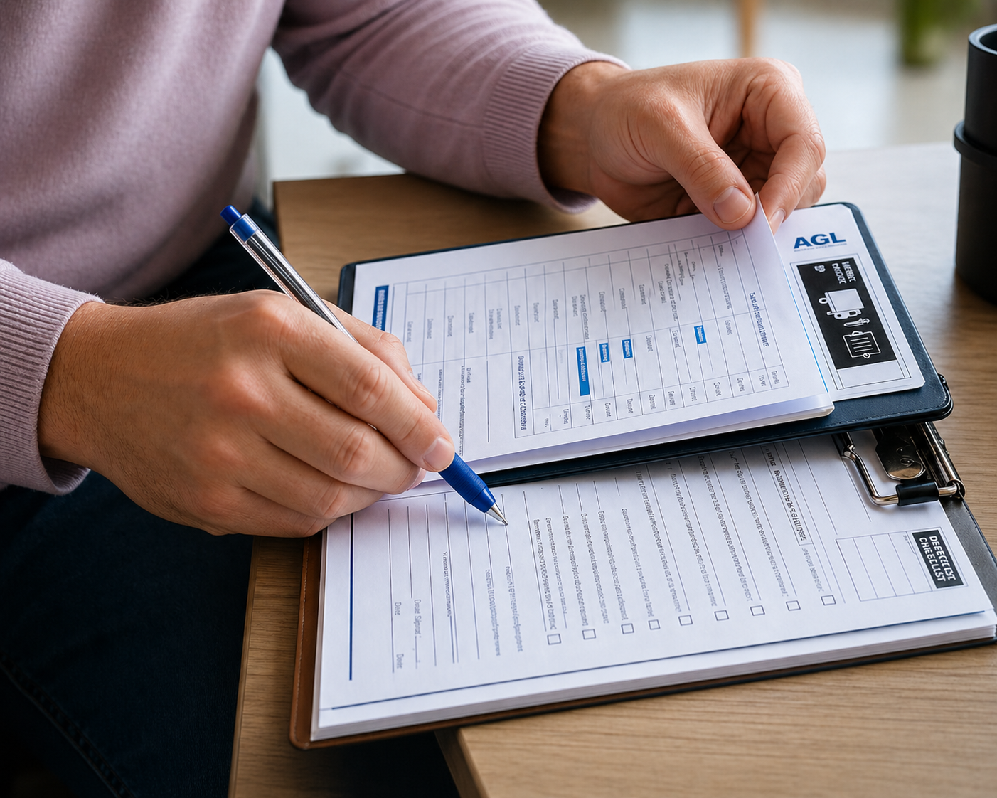 Fleet compliance reporting and vehicle inspection management system