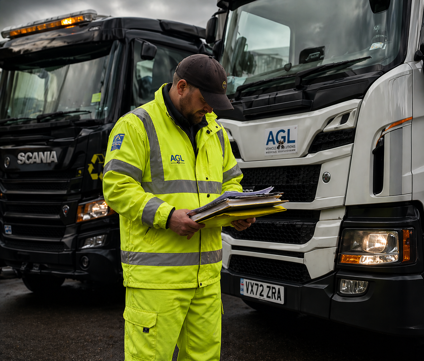 Fleet compliance inspection and vehicle safety checks for commercial vehicles