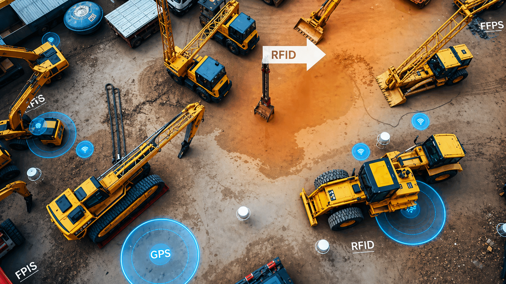 Construction plant and utility equipment tracking with GPS and RFID technology