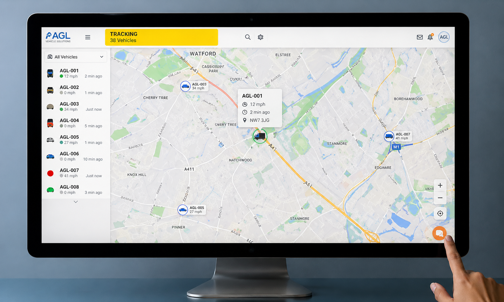 Live fleet tracking platform with real-time vehicle GPS monitoring for local authorities