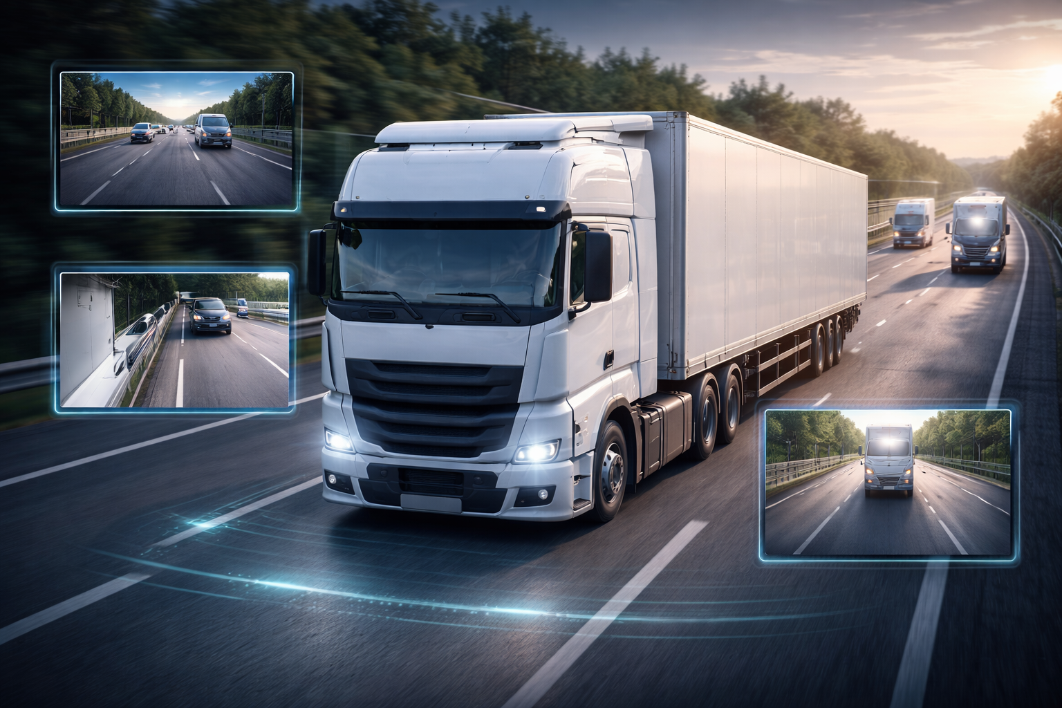 HGV MDVR camera system with live multi-angle vehicle surveillance and tracking